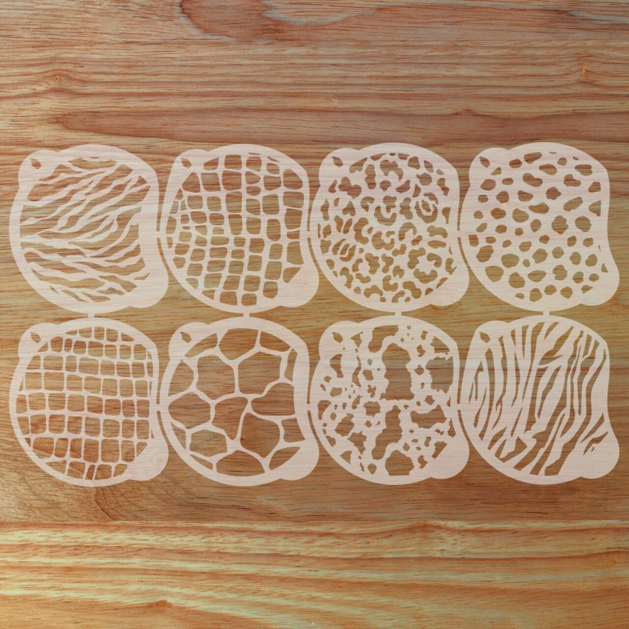 Animal Print Face Painting Stencil Set | Perfect for Face Painting, Temporary Tattoos, Birthday Party | Designer Stencils |